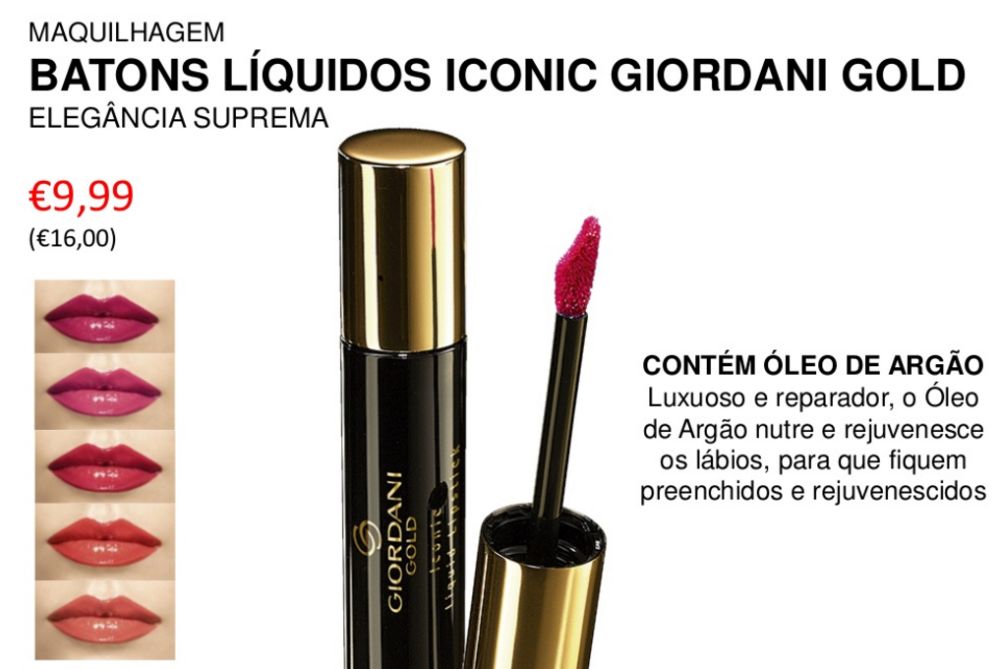 Batom Giordani Gold
