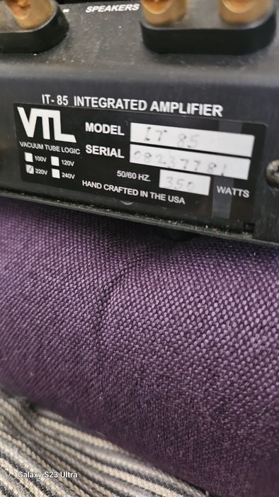 Продам Ламповый Интегральный Усилитель VTL-IT 85(USA)