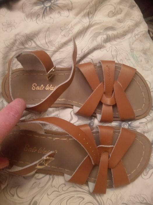 Нові кожанні сандалі Salt-Water Sandols Retro