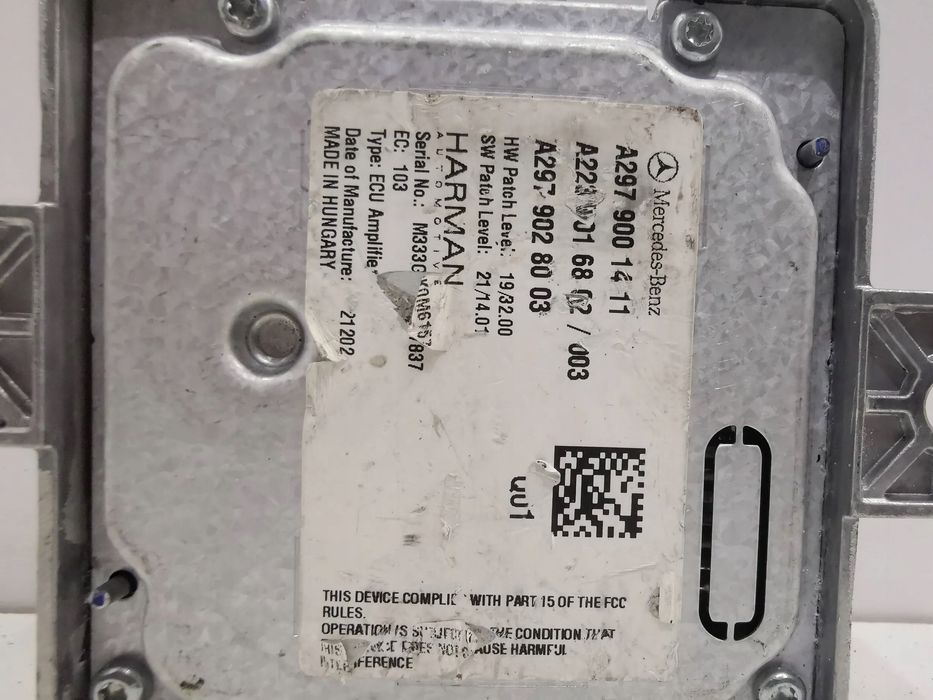wzmacniacz harman mercedes a2979001411 oryg nowy !!!