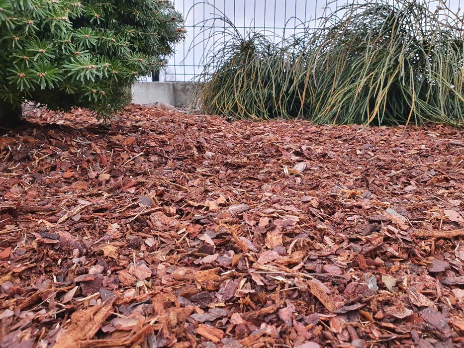 Świeża Kora sosnowa sortowana ozdobna  0-2cm jak puzle 80L PRODUCENT
