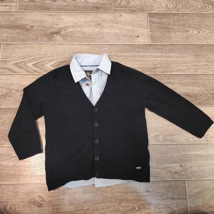 Кардиган  і рубашка (шведка) на зріст 104-110