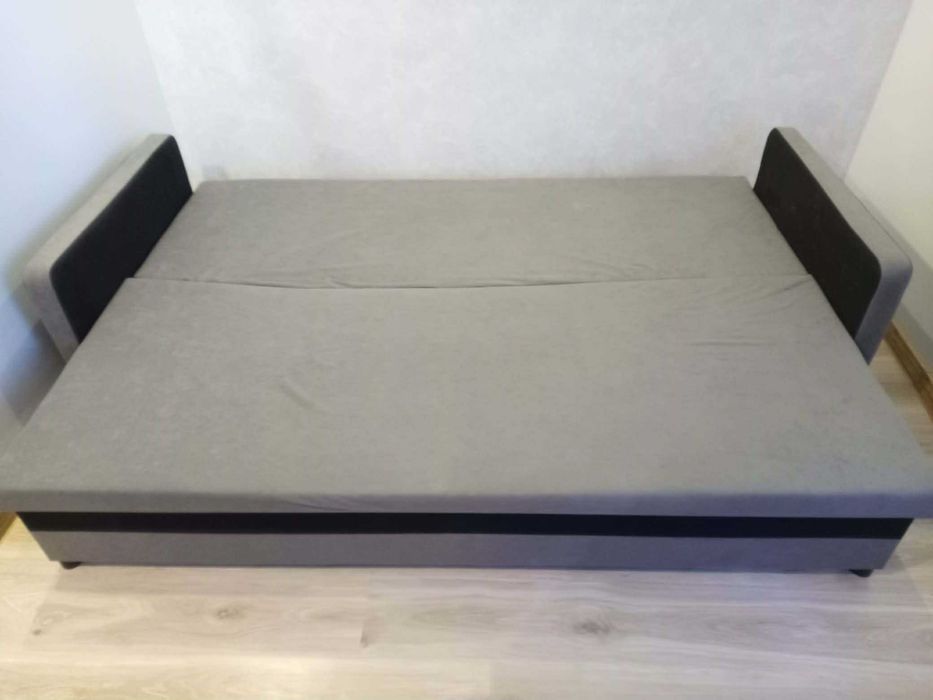 Kanapa Milton Czarny+Szary.