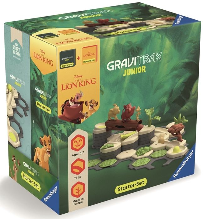 Ravensburger GraviTrax Junior Bundle Zestaw startowy Start+Disney Król