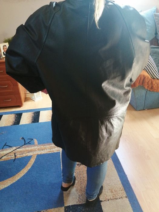 Ładna Duża Kurtka skóra naturalna 4XL