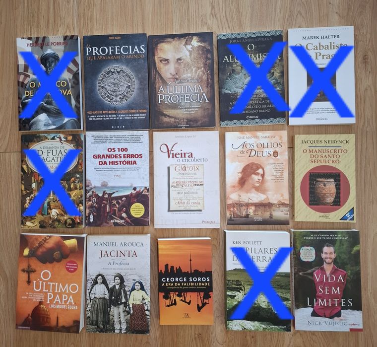 Livros de vários autores em muito bom estado