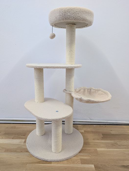 TIAKI Drapak dla Kota Shearly 71x49x103cm Beżowy ŚREDNIEJ WIELKOŚCI ZW