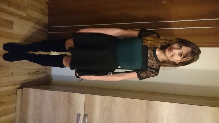 Czarna rozkloszowana spódnica S Stan idealny!