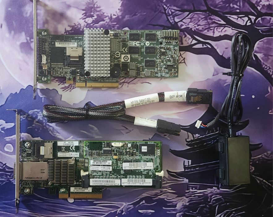 RAID контролер LSI MegaRAID SAS 9260-8i HP Smart Array P222 Mini SAS кабель CacheVault акумулятор PCI-E SAS SATA сервер