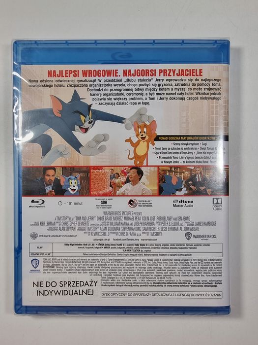 Tom & Jerry Film / Blu-ray / Polska Wersja / FOLIA
