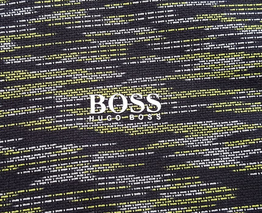 HUGO BOSS поло футболка slim fit оригінал L чорне