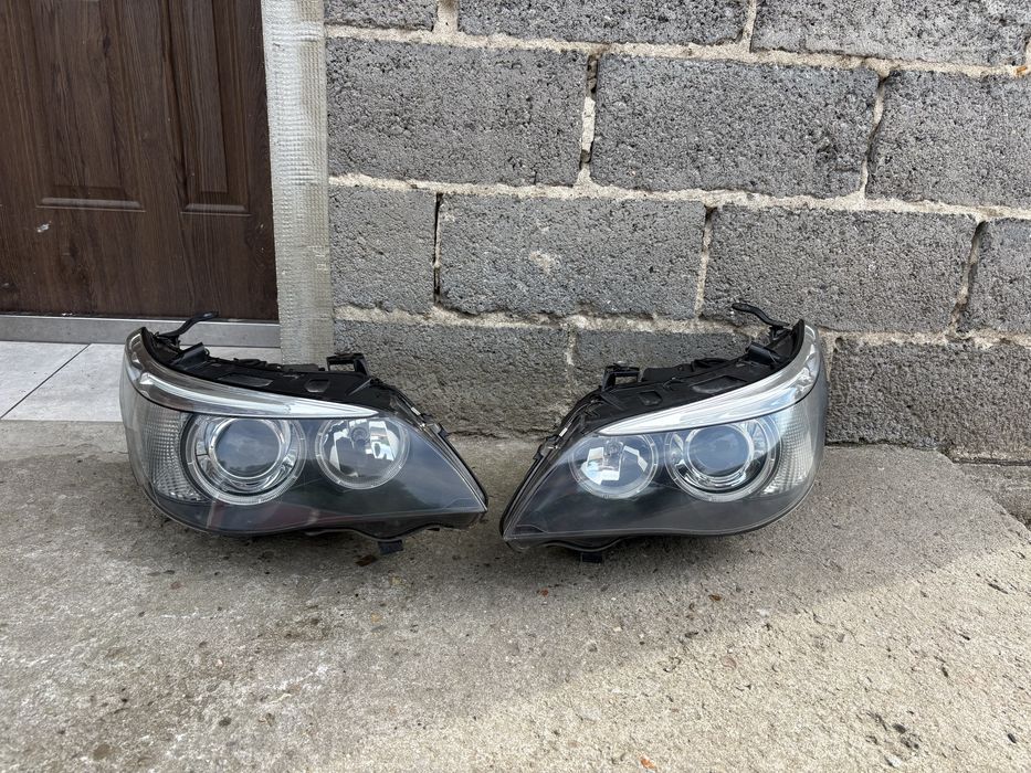 Lampy przód xenon bmw e60 e61 xenon europa przedlift