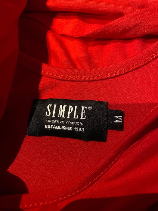 Czerwona koktajlowa sukienka Simple M