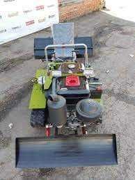 Гусеничний мінітрактор DOZER-35 35 к.с., комплект фреза/плуг/відвал