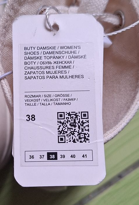 Nowe buty damskie roz. 38   firmy Diverse