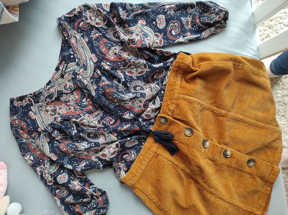 Bluzka chwosty Boho paisley etno hippie