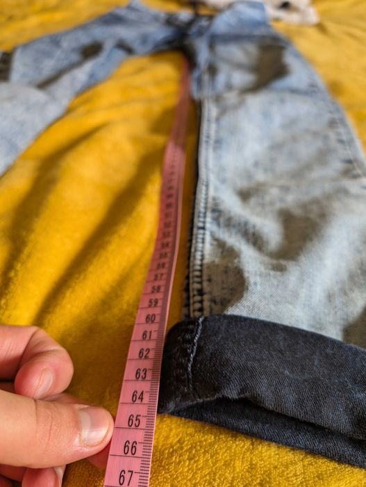 Męskie niebieskie joggery DIVIDED H&M rozmiar S 36