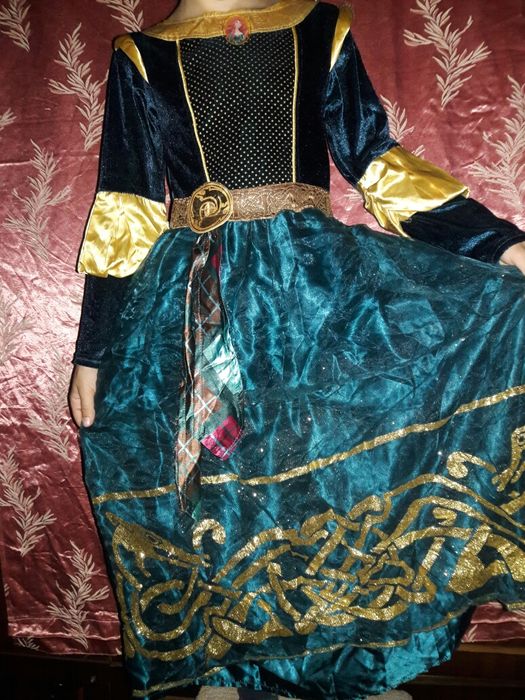 Платье Мириды 7-9лет из м/ф "Храбрая сердцем"