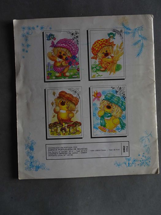 Caderneta de cromos completa Woofits as 4 Estações - Panini