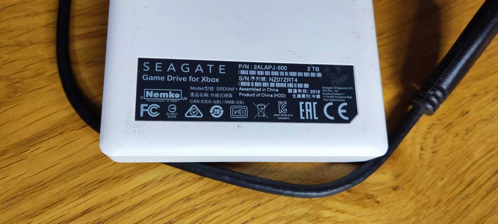 Dysk zewnętrzny HDD Seagate Game Drive XBOX 2TB 2,5" USB