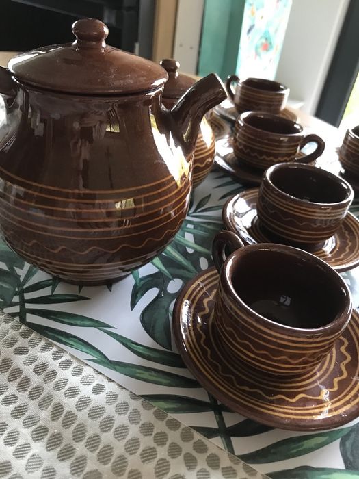 Sewis kawowy kamionka PRL