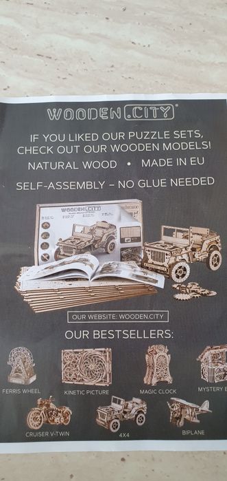 Puzzle WOODEN.CITY wersja świateczna