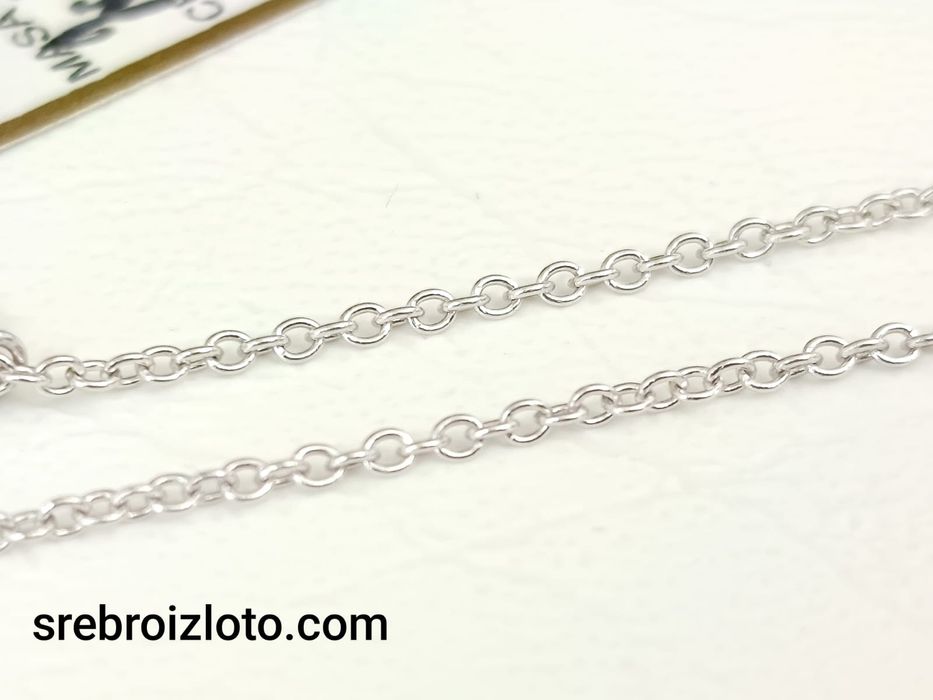 Łańcuszek z białego złota