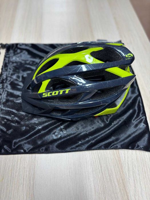Capacete bicicleta Scott Wit Preto e Verde (M)