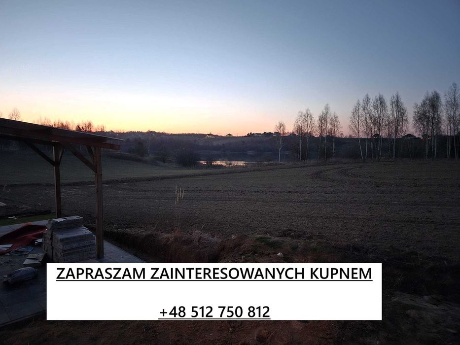 Działka budowlana minutę do wody