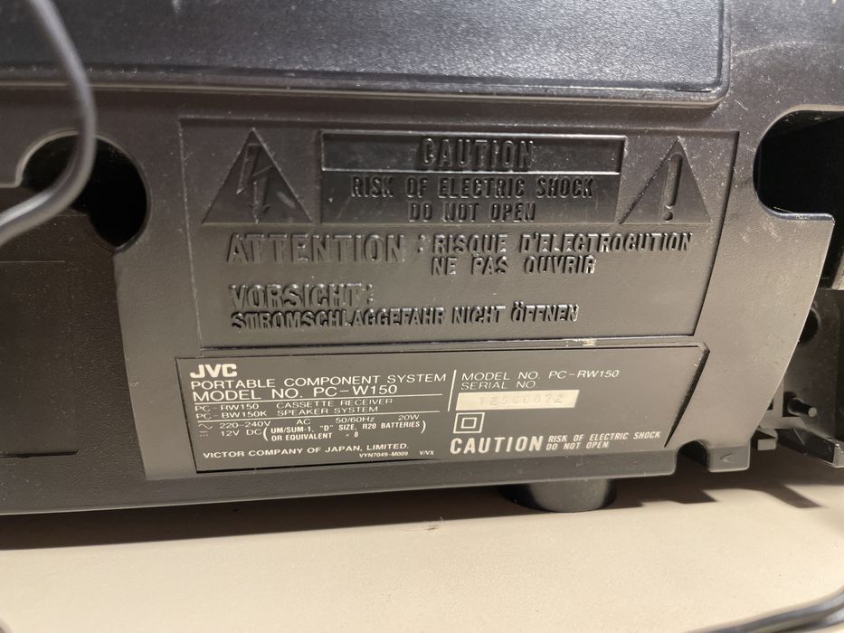 Кассетный магнитофон JVC PC-150