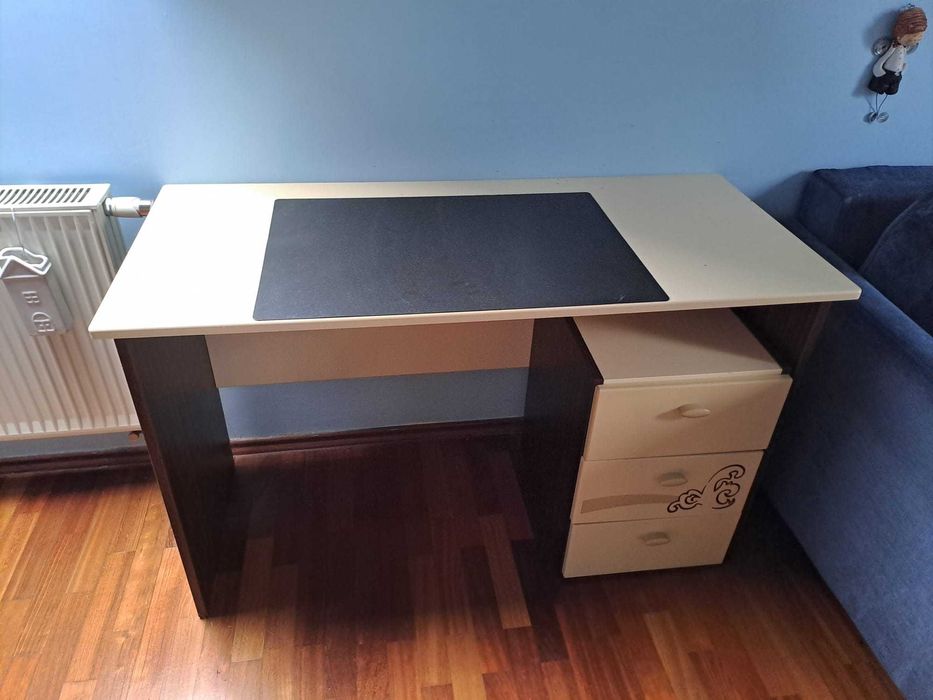 biurko meblik + kontenerek - możliwy transport