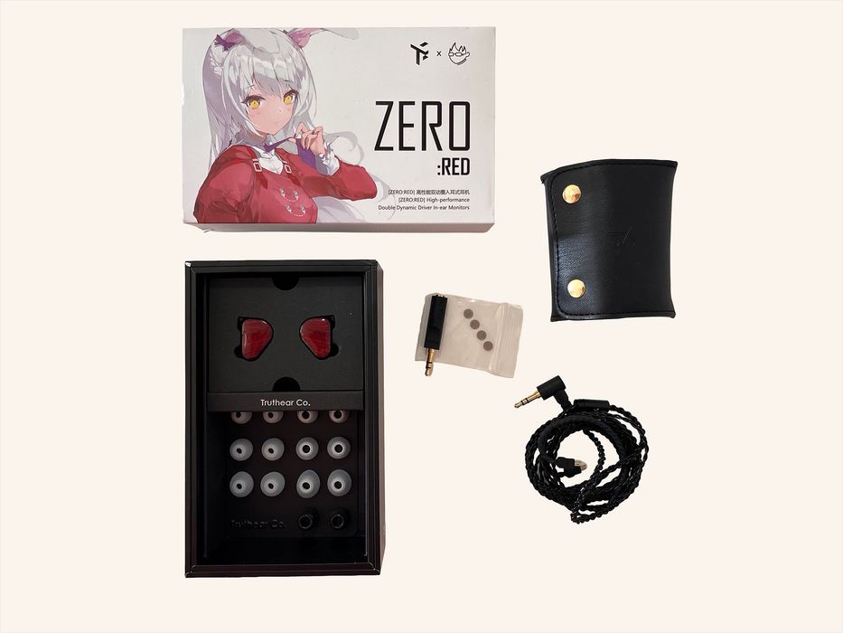Truthear x Crinacle Zero:RED – komplet, stan bardzo dobry