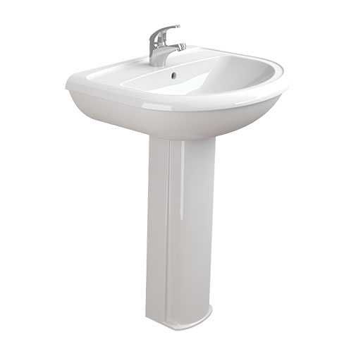 Conjunto WC Sanitana impecável lavatório + coluna