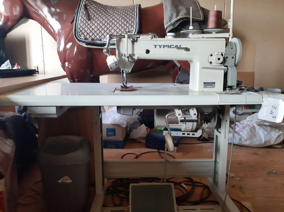 Промислова швецна машина Typical GC0322 модернізована під тяжкі тк. шк