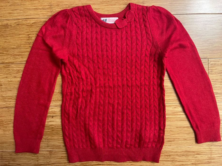 Sweter dziewczęcy r. 110