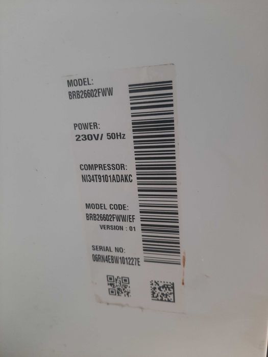 Lodówko-zamrazalka pod zabudowe Samsung