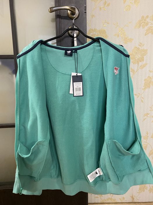 Polo Sylt Zip-Up Hoodie in Green