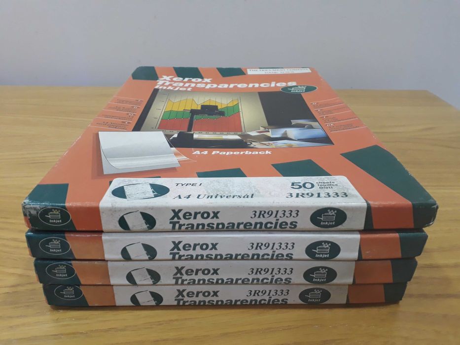 Xerox A4 Inkjet Transparency Sheets 3R91333424239094479595521