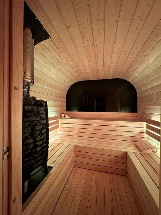 Duża sauna mobilna wynajem LUX 8-10 osób