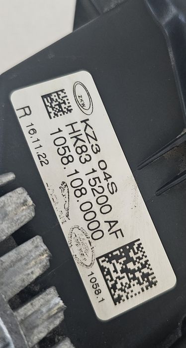 Halogen jaguar f pace ranger rover velar  prawy oryginał nowy