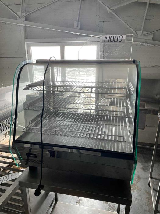 Теплова вітрина настільна бу, Вітрина теплова INOX 120л