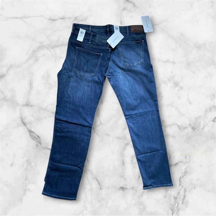-40%$ Calvin Klein W40 L 34 чоловічі джинси мужские джинсы штаны штани сині синие большие великі прямі прямий крій прямые прямой крой w 40 l 32 jeans