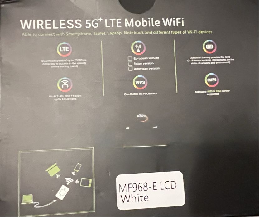 Wireless 5G Lte Mobile Wifi