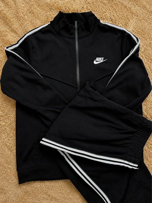 Спортивний костюм Nike Poly Tracksuit Black (Розмір XS/S, Оригінал)
