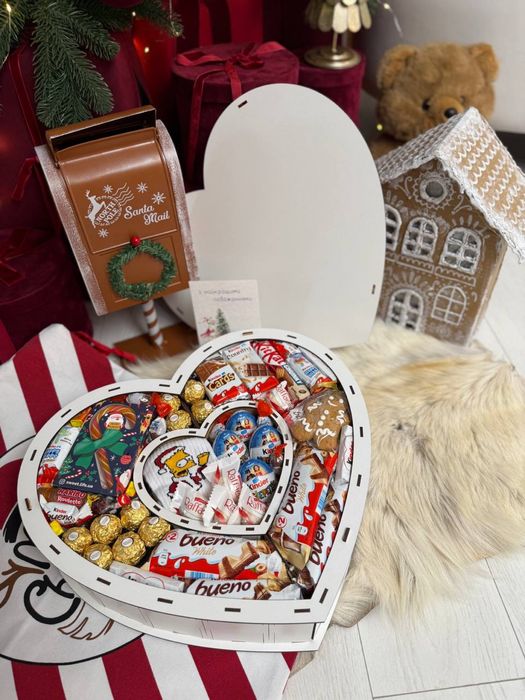 Подарунковий бокс Серце в серці  великий вибір