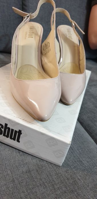 Szpilki różowy pudr roz.38 nowe