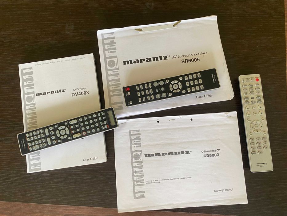 Marantz amplituner SR6005 CD5003 zestaw w bdb. stanie 100% sprawny