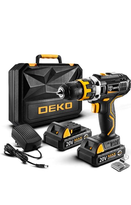 Дриль  Деко шуруповерт+2шт.бат 20в.