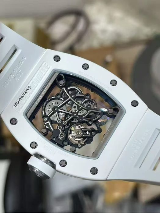 Richard Mille 055 “Bubba Watson”  White Edition 1:1! Найкраща ціна!