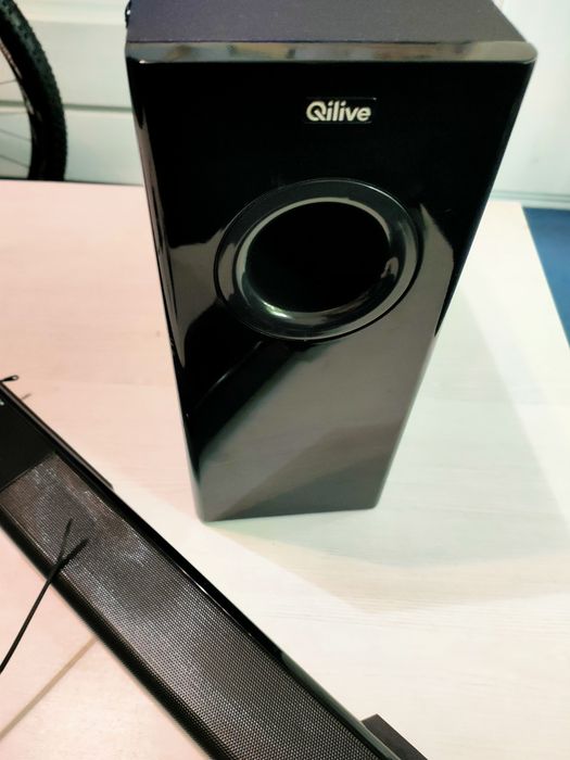 Soundbar + subwoofer qualive+ pilot -Bluetooth- stan BD